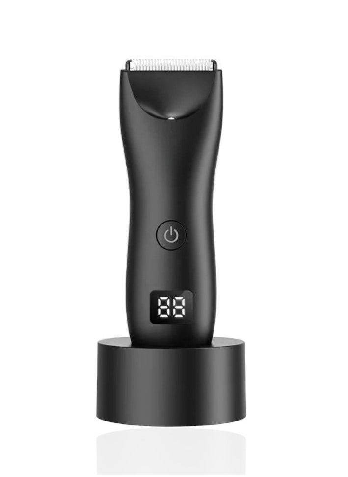 Haier Care machine for safe sensitive areas, with a screen showing the percentage of charge