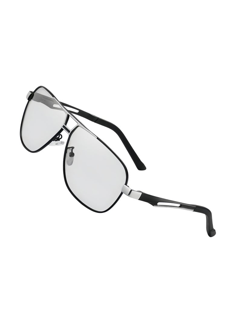 Lightweight Classic Pilot Glasses For Men, UV400 Protective Unisex Men's Sunglasses For Desert Driving, Beach And Daily Outdoor Activities - Image 2