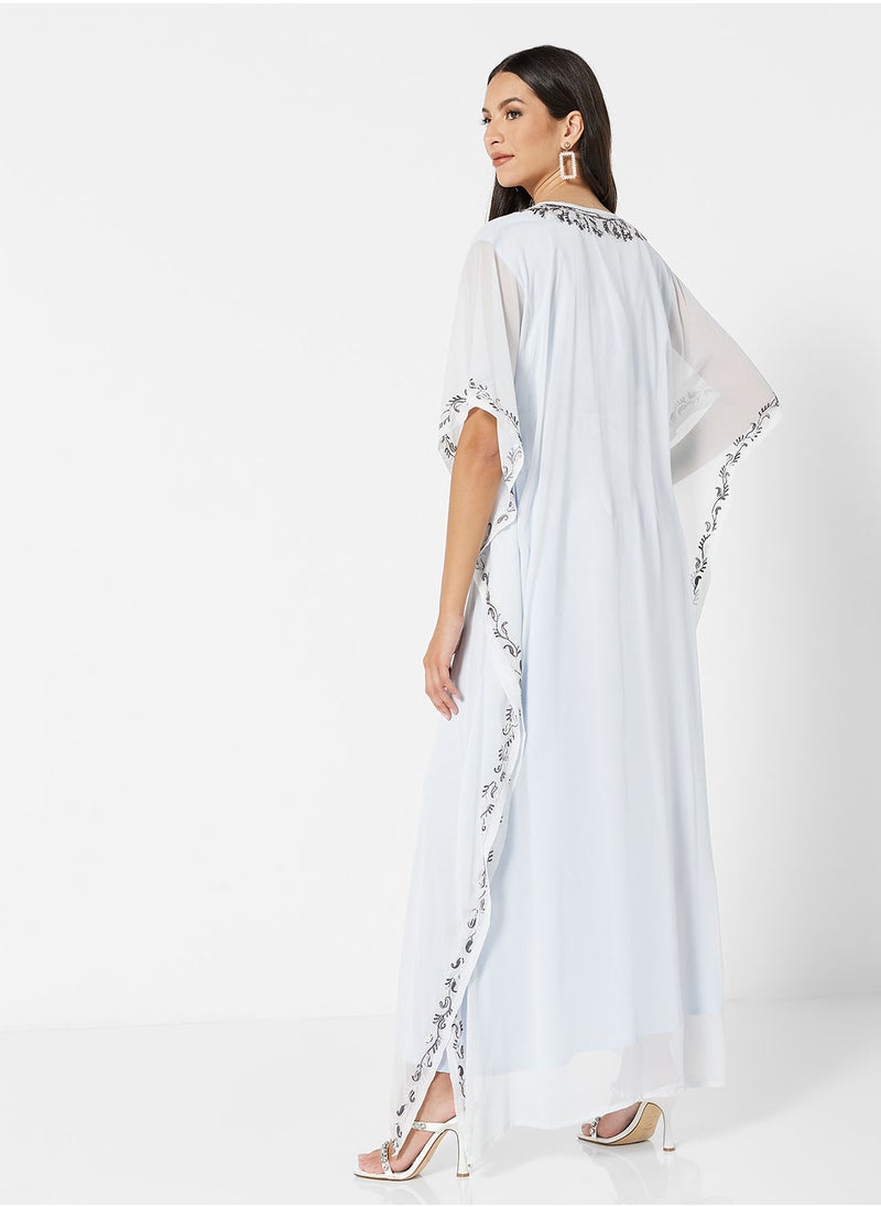 ARABIAN CLOSET EMBROIDERED KAFTAN  - Image 2