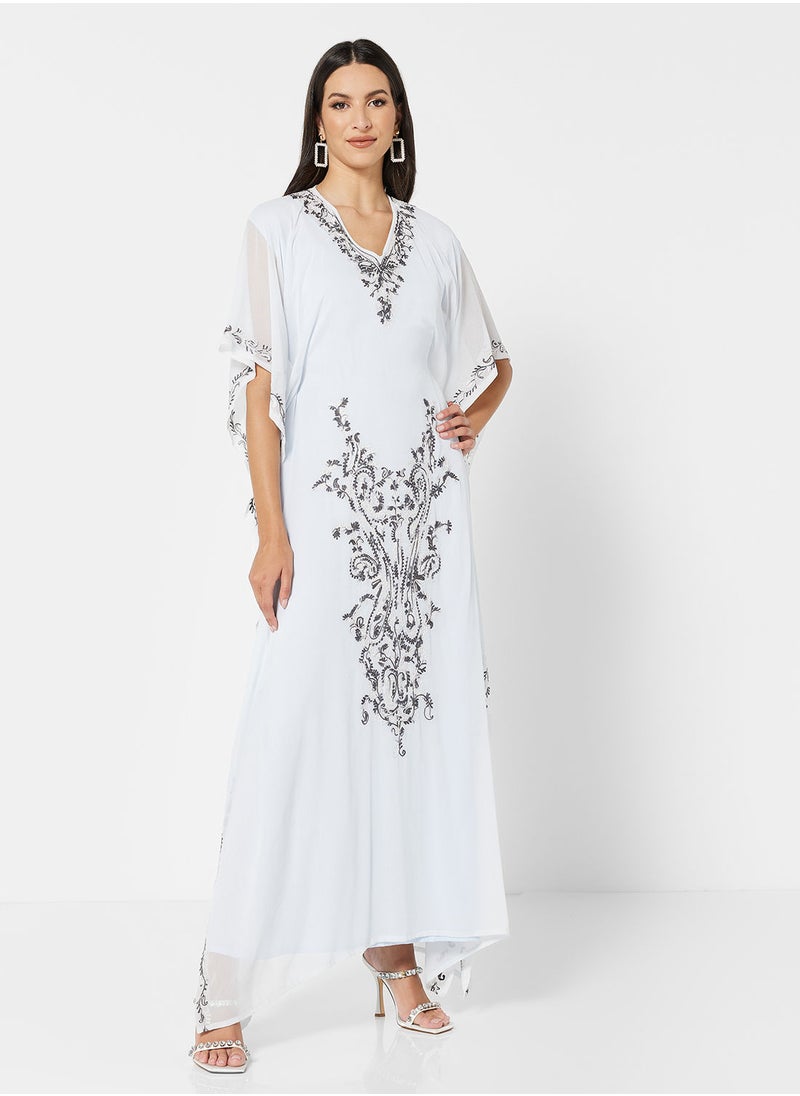 ARABIAN CLOSET EMBROIDERED KAFTAN  - Image 1