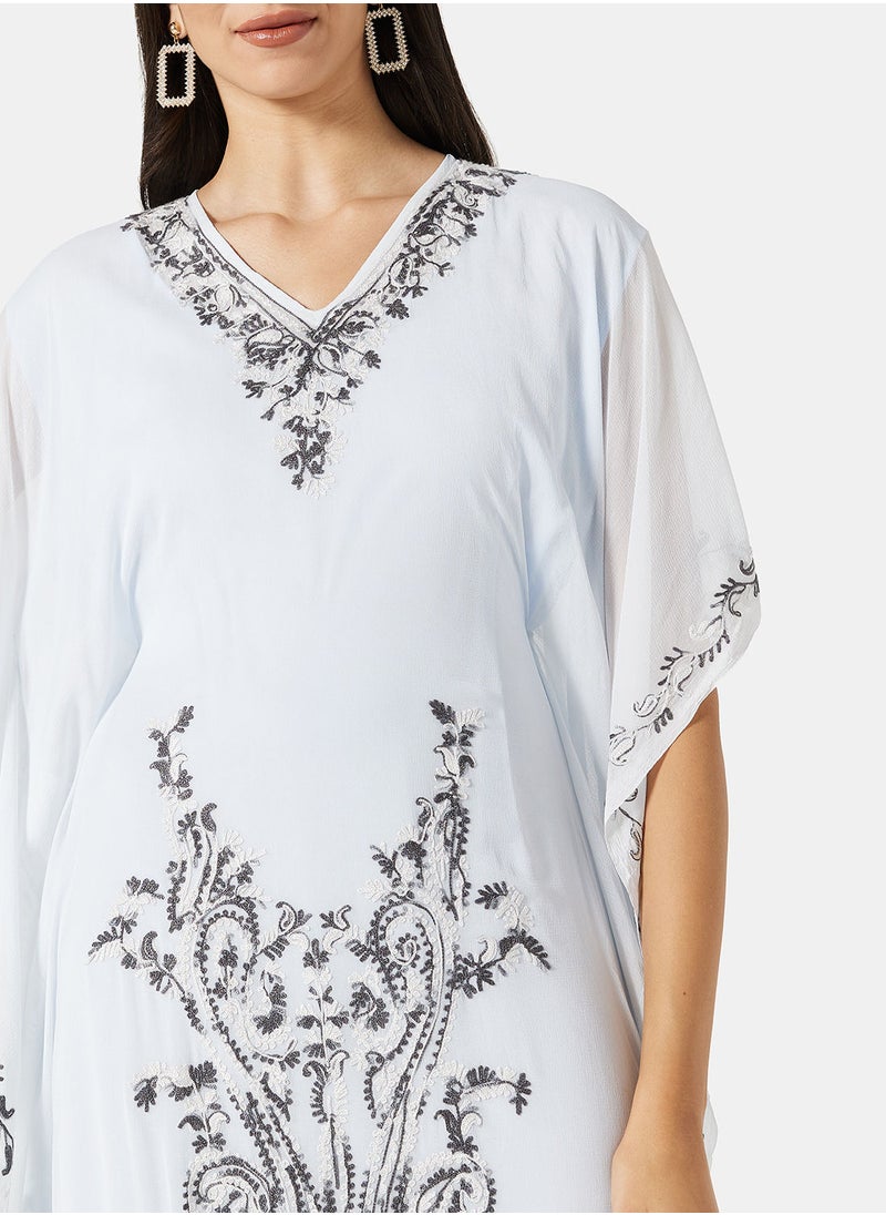 ARABIAN CLOSET EMBROIDERED KAFTAN  - Image 3