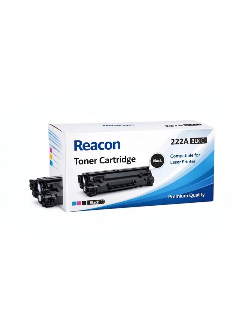 Reacon خراطيش حبر متوافقة 222A W2220A للاستخدام مع طابعة Color LaserJet Pro MFP 3303fdw 3303sdw 3388sdw 3388fdw HP LaserJet Pro 3203 3288 (أسود) - Image 1