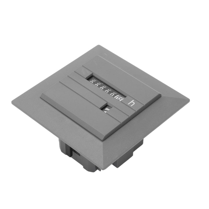Digital Hour Meter: 0 To 99999.99H Timing Range, Rotor Digital Display, Impact-resistant ABS Material - Fixed Buckle For Easy Installation, Industrial Timing Device For Machinery Maintenance, Industri - Image 2
