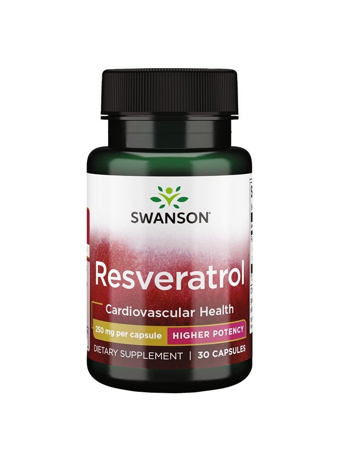 SWANSON Resveratrol 250 250 Milligrams 30 Capsules - Image 2