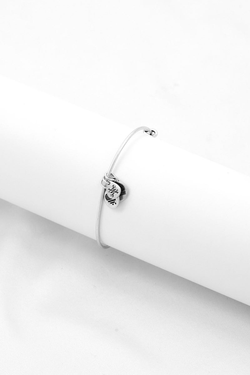 ALEX AND ANI Women Ottawa Color Infusion Charm Bracelet, Silver  - Image 3
