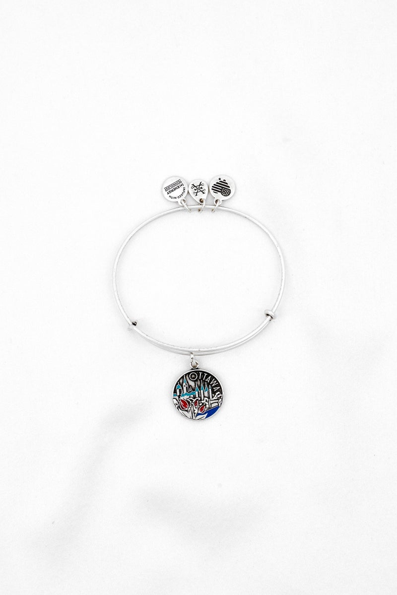 ALEX AND ANI Women Ottawa Color Infusion Charm Bracelet, Silver  - Image 2