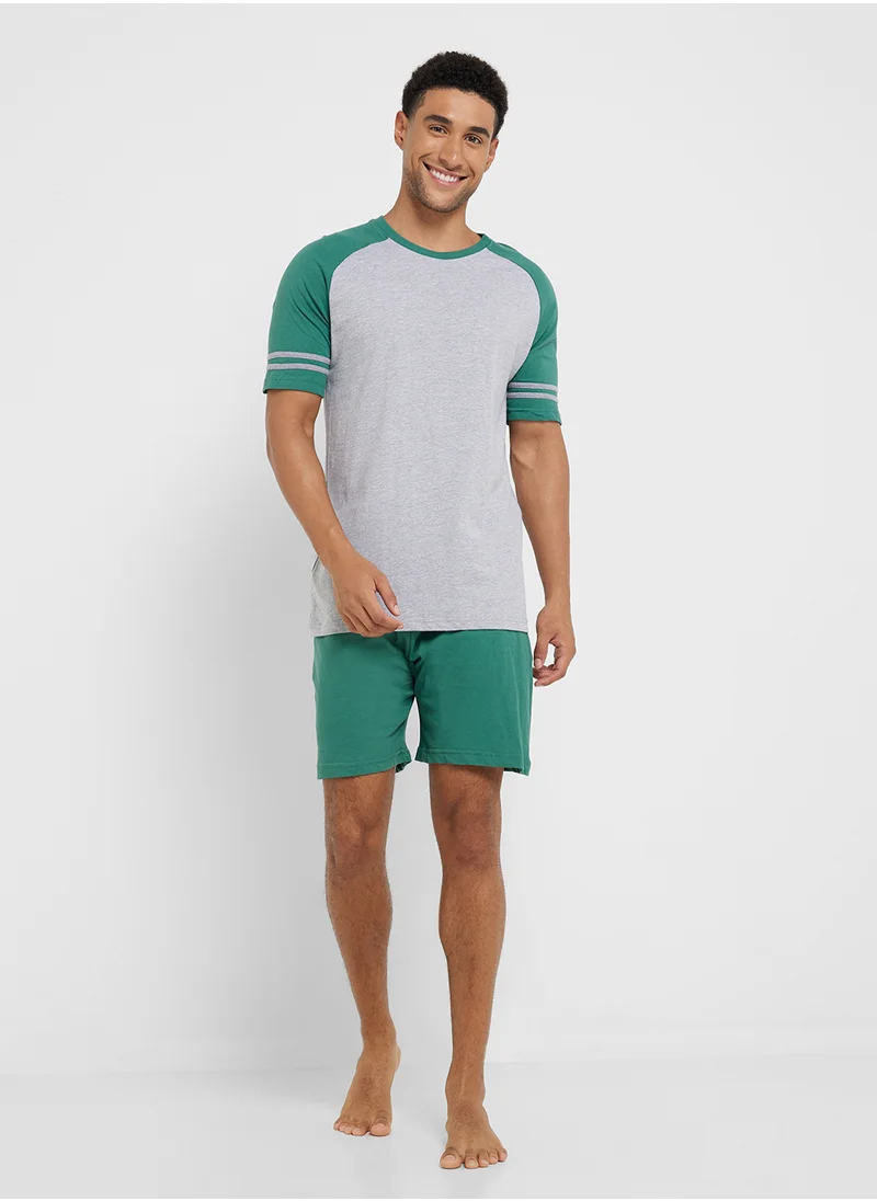 Seventy Five Nightwear T-Shirt & Shorts Sets
