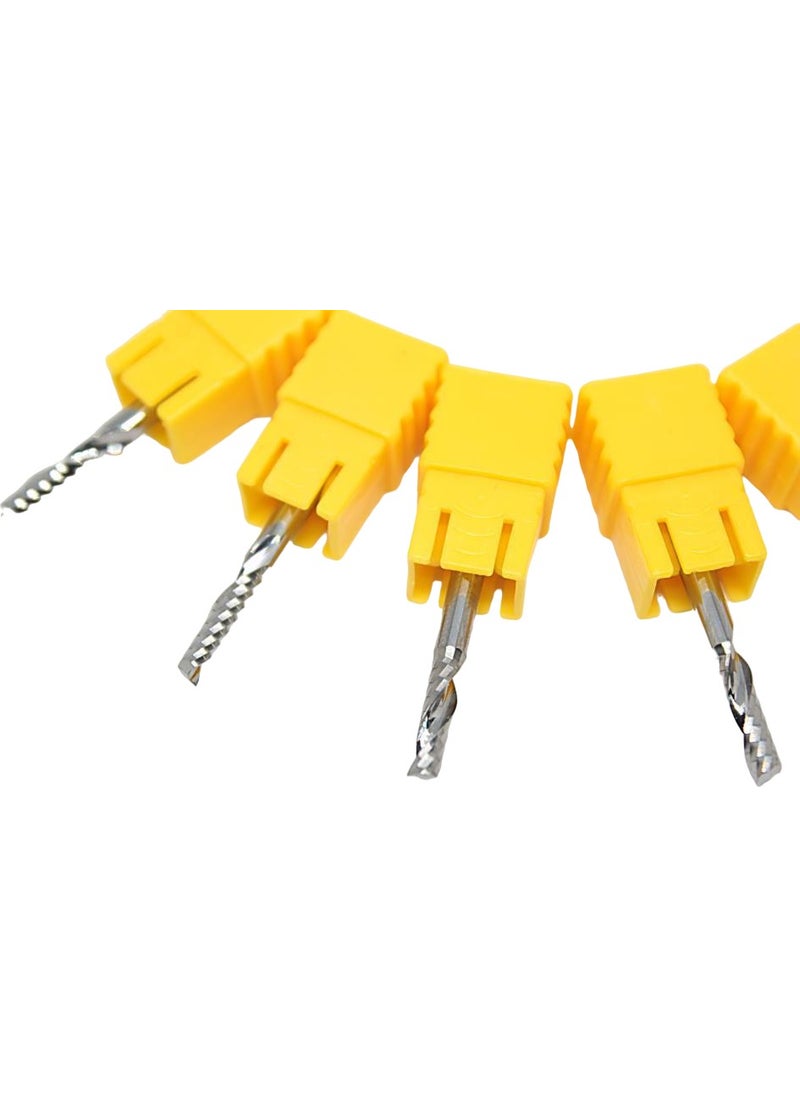 Profisher قاطع طحن حواف مفردة محفورة لقطع الأكريليك حلزوني 2X8MM  - Image 2