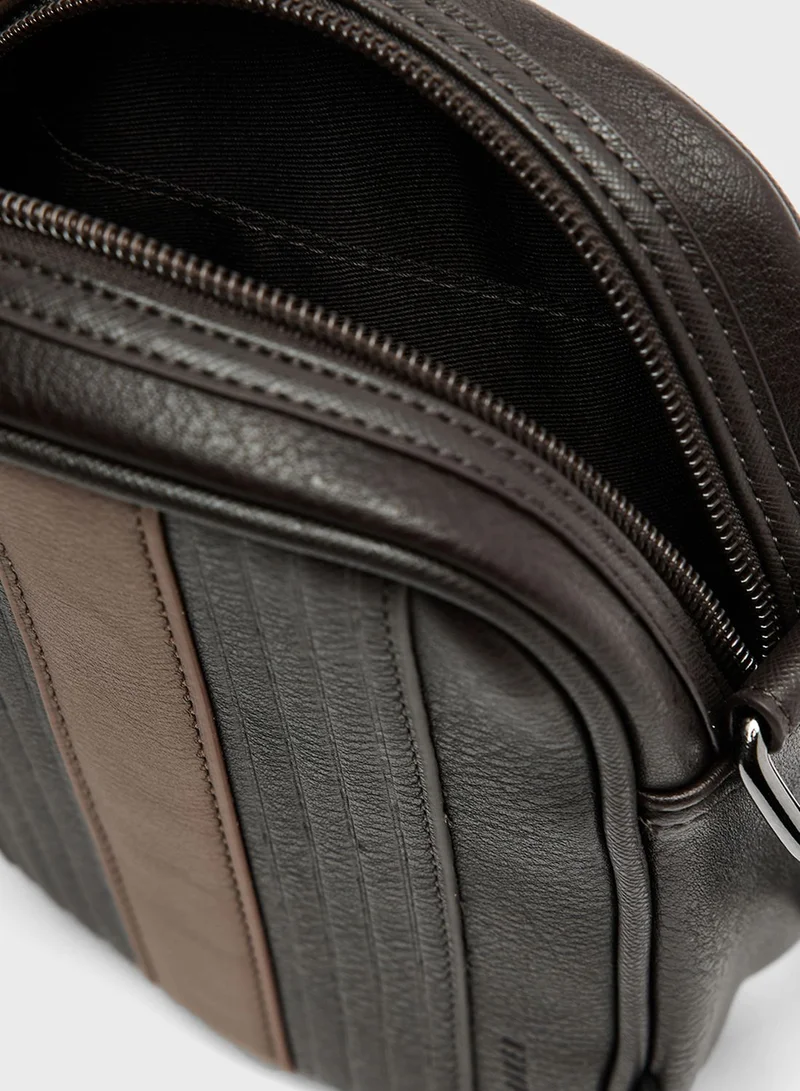 Ted Baker Evver Striped Messenger