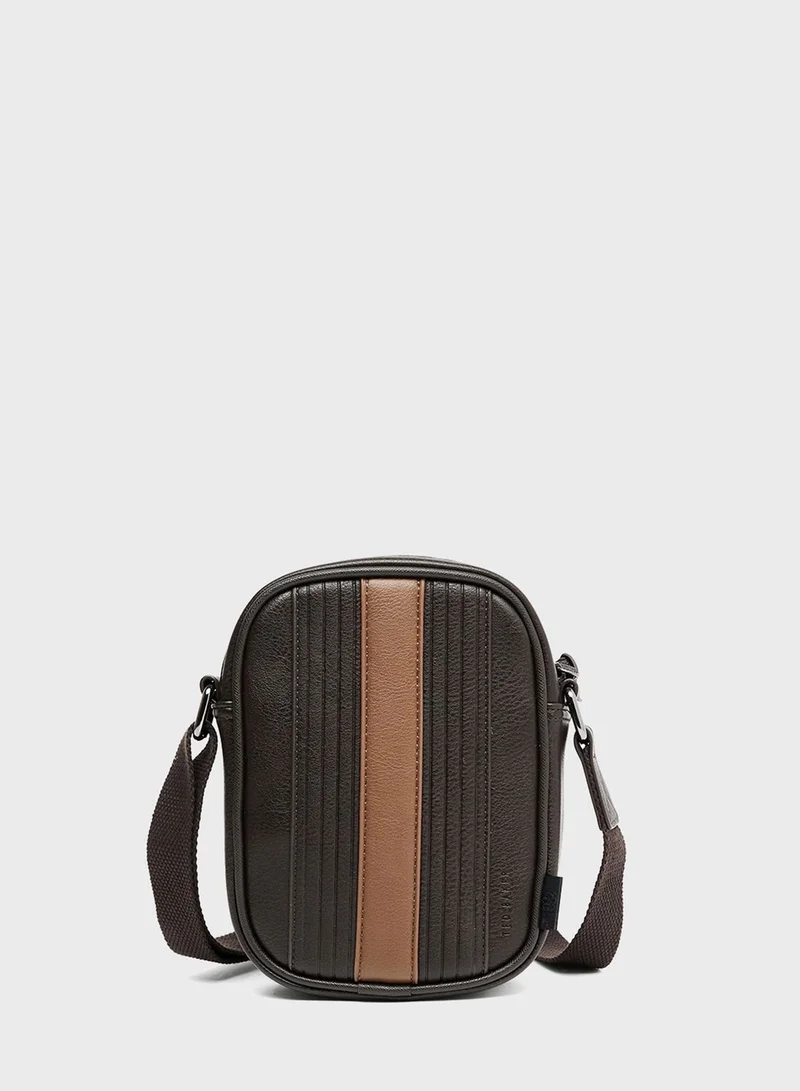Ted Baker Evver Striped Messenger