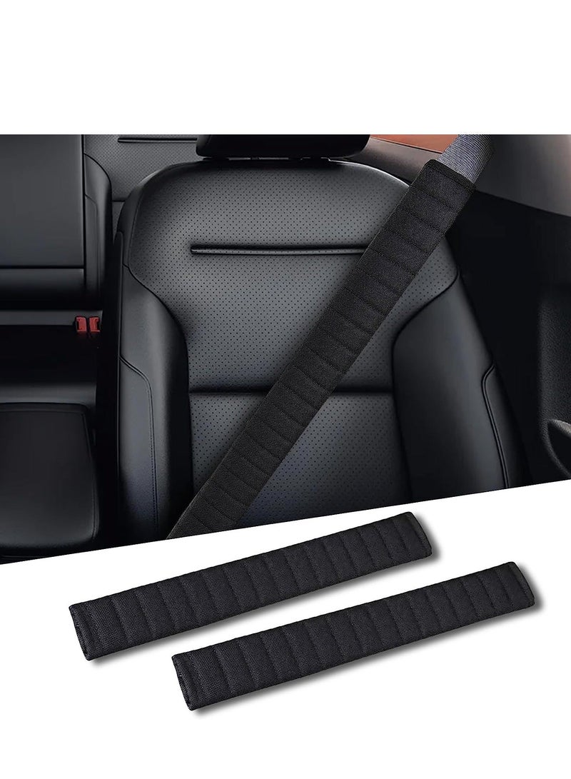 Car Seat Belt Cushion Pads - 2 Pack Plush Shoulder Strap Covers For Adults