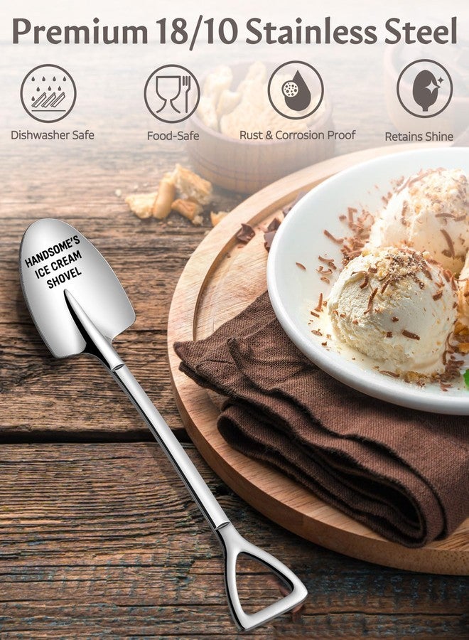 Lovingly Yours Stocking Stuffers Funny Christmas Gifts for Men - Handsome's Ice Cream Shovel, Birthday Gifts Valentines Day Gifts for Him - Image 5