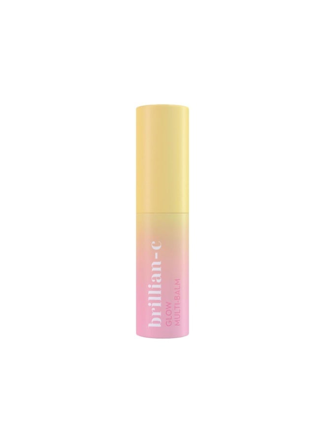 The Crème Shop BRILLIAN-C Glow Multi-Balm - Makeup Primer, Moisturizer & Lip Balm - Made in Korea - Vitamin C Balm Stick - Image 2