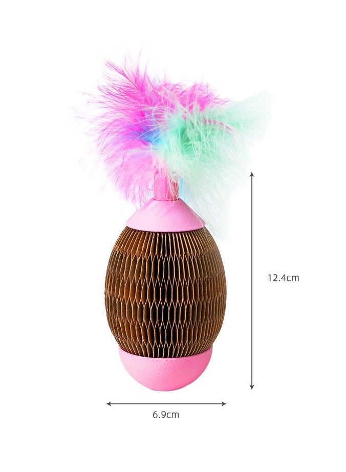 عام لعبة كات نيب للقطط بشكل المكعبات ذات تصميم الإختباء المخفي لمغادرة الكرة. - Image 4