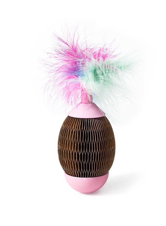 عام لعبة كات نيب للقطط بشكل المكعبات ذات تصميم الإختباء المخفي لمغادرة الكرة. - Image 1