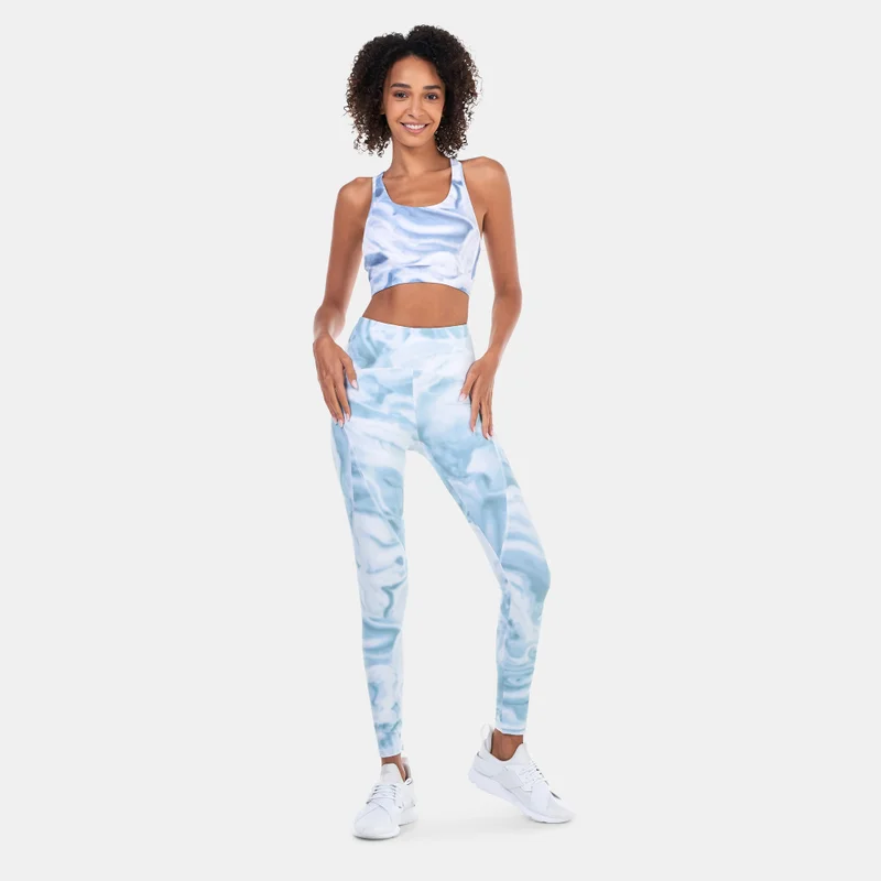 Sun and Sand Sports Women's Printed Sports Bra