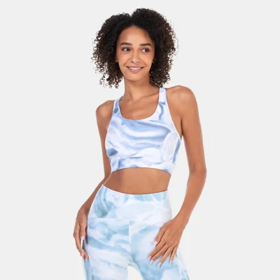 Sun and Sand Sports Women's Printed Sports Bra