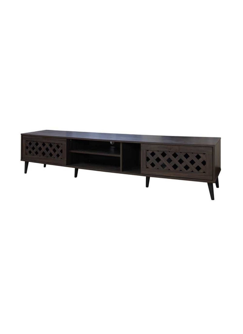 DANUBE HOME Hamlin Large Tv Unit - Upto 80 Inch - Walnut  - Image 2