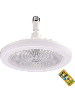 30W Aromatherapy Fan Lamp, Fan Ceiling Light Universal E27 Light Holder With Remote Control 3-balde 3 Speeds Wind Mute Dimmable For Bedroom Dormitory, With Remote Control