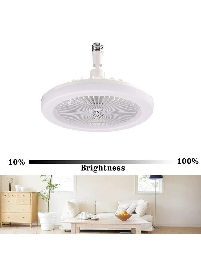 Generic - 30W Aromatherapy Fan Lamp, Fan Ceiling Light Universal E27 Light Holder With Remote Control 3-balde 3 Speeds Wind Mute Dimmable For Bedroom Dormitory, With Remote Control - Image 1