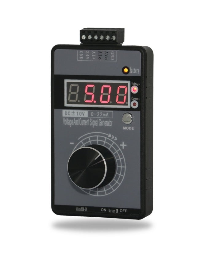 4-20mA 0-10V Signal Generator Adjustable Voltage Current Simulator, Built-in Battery  - Image 1