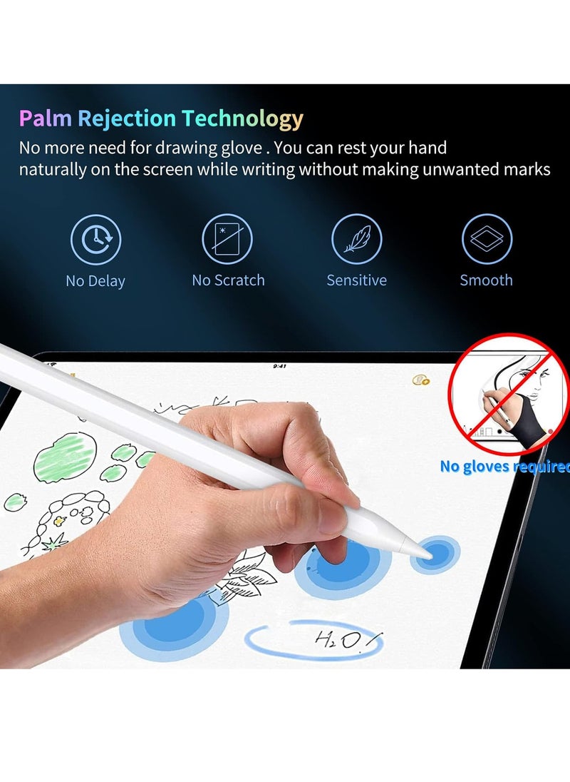 Generic - Stylus Pen for iPad 9 & 10th Generation with Palm Rejection, Active Pen Compatible with iPad 10/9/8/7/6th Generation, iPad Air 5/4/3rd Generation, iPad Pro 11 & 12.9 Inch, iPad Mini 6/5th Generation. - Image 1