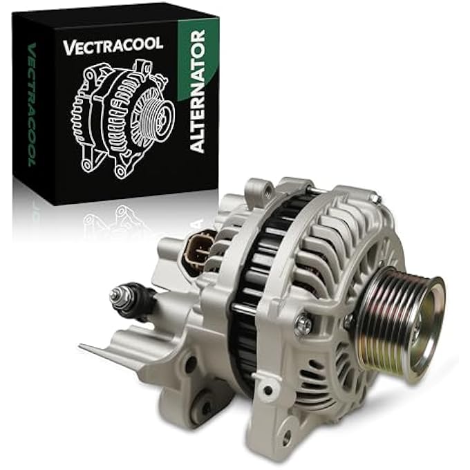 VectraCool 11176N Alternator Compatible with Honda Civic L4 1.8L 2006-2008 2011,Civic (MFI) L4 1.8L 2009-2010 Replacement#11176 - Image 1