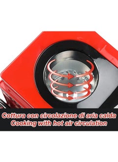 ELTRAZONE BT.651Y Popcorn Machine – 1200W Oil-Free, Hot Air Circulation, Ready in 3 Minutes, No Grease, ABS Body  - Image 4
