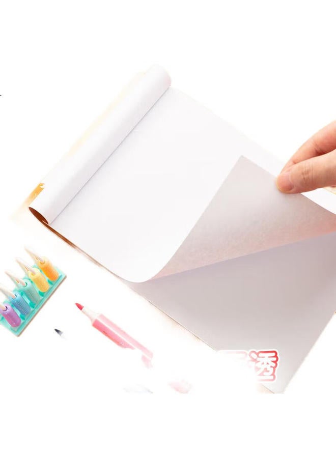 M.G M&G Stationery 18K Drawing Book Children'S Art Sketchbook For Kindergarten And Elementary School Students, White Paper, Mushroom Rabbit 5-Pack Apymj27Kc Birthday Gift Christmas New Year Gift - Image 3