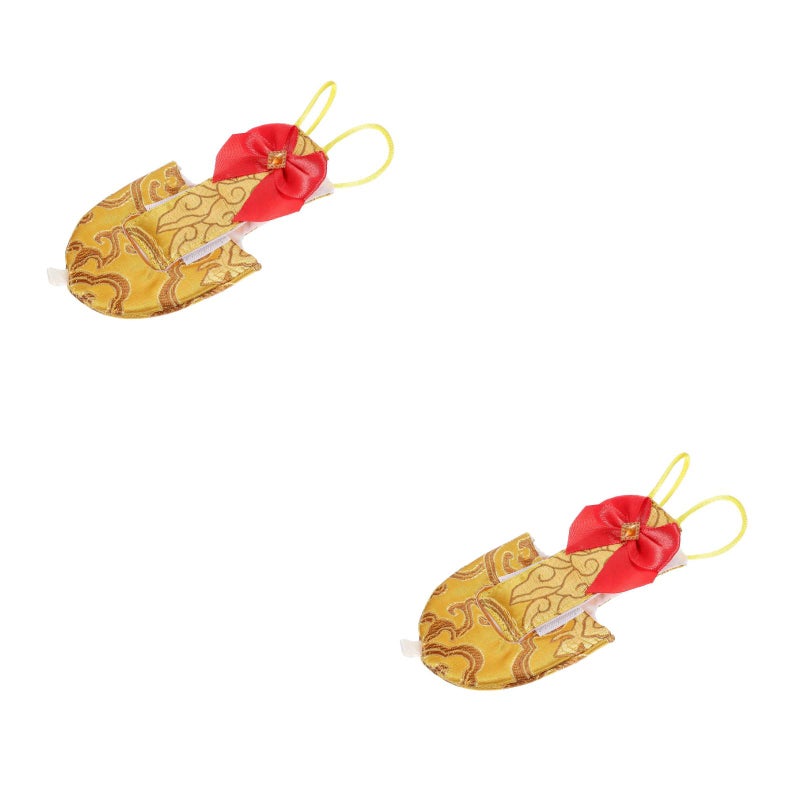 2pcs Pet Parrot Clothes Parrot Diaper Bird Pant Pet Flying Suit Clothing for Cockatiel Parakeet (Size , Yellow) - Image 1