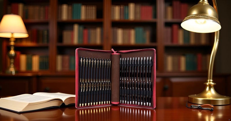 essart Premium PU Leather Men's & Women's Pen case Organizer Pen Case Pencil Case - Zippered Pen Pencil Bag Pouch for School, Work & Office Marker Case Organizer Colour Croco-Maroon - Image 3
