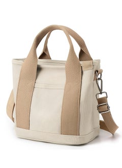 Skycare Skycare Canvas Tote Bag for Women,Small Tote Bag with Zipper Canvas Crossbody Bag Everything Tote Bag with Compartments  - Image 1