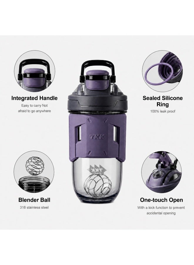 TKK 700ml Tritan plastic Blender Shaker with Shaker Ball for Protein Shakes - Image 2
