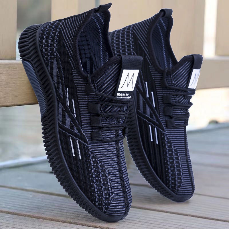 2022 New Mens Running Shoes Lightweight Breathable M88 Black 