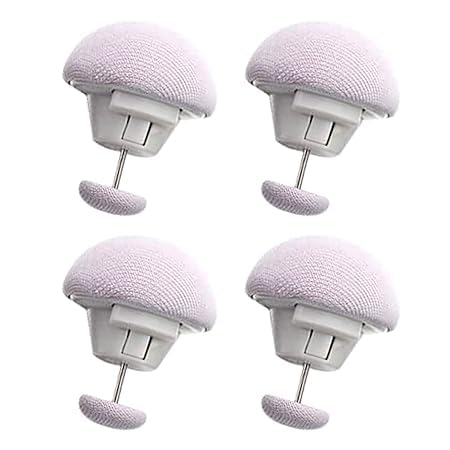 DANSR DANSR Duvet Clips Mushroom Cover Pins Cotton Quilt Fixer Duvet Fasteners Grippers Anti-Movement | One Key to Unlock Duvet Clips Fasteners Pin Fasteners for Quilt Blanket Cushions Curtains (Grey) 4  - Image 1