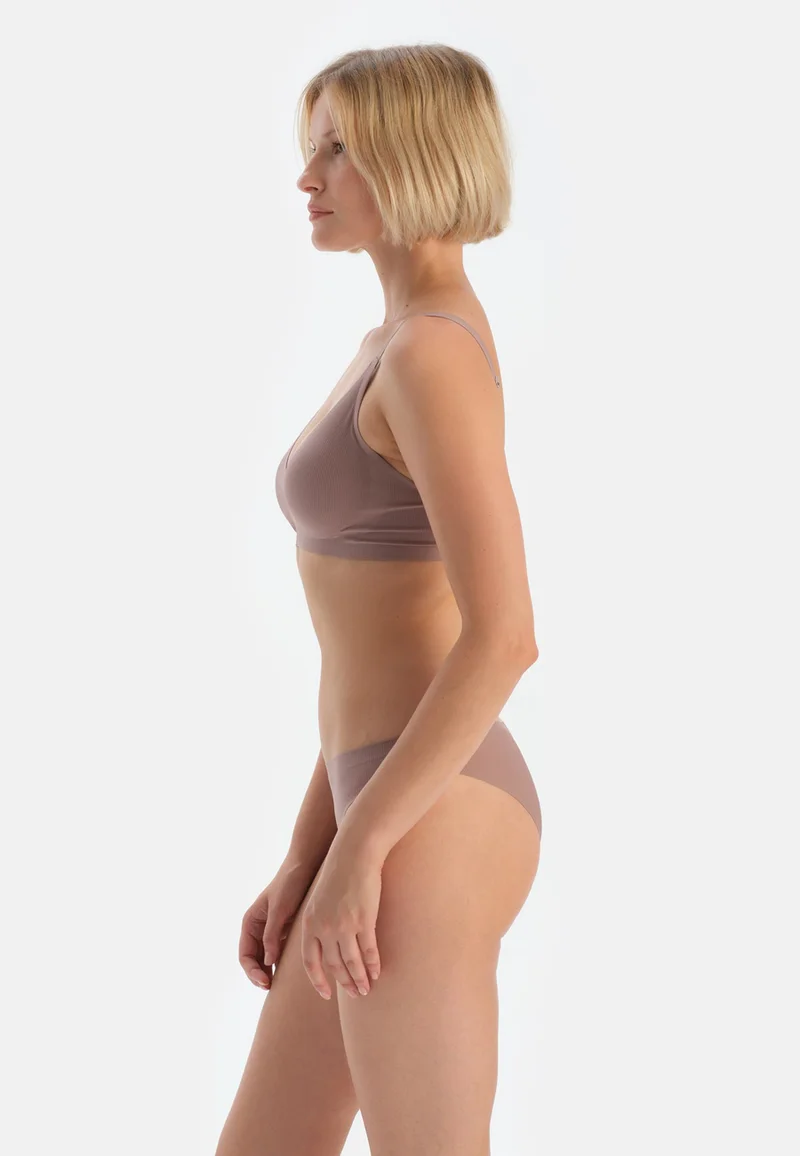 dagi  Brown Non Padded Wired Soft Bra for Women | Best Price UAE