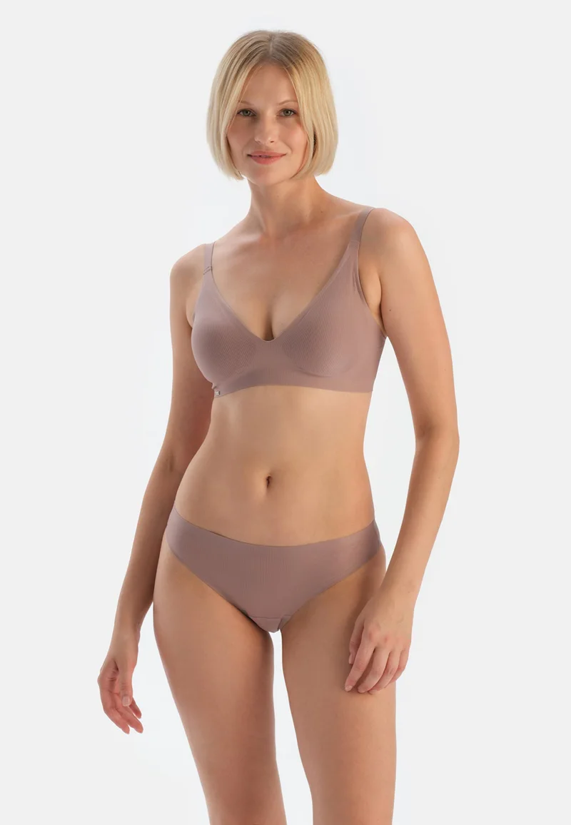 dagi  Brown Non Padded Wired Soft Bra for Women | Best Price UAE