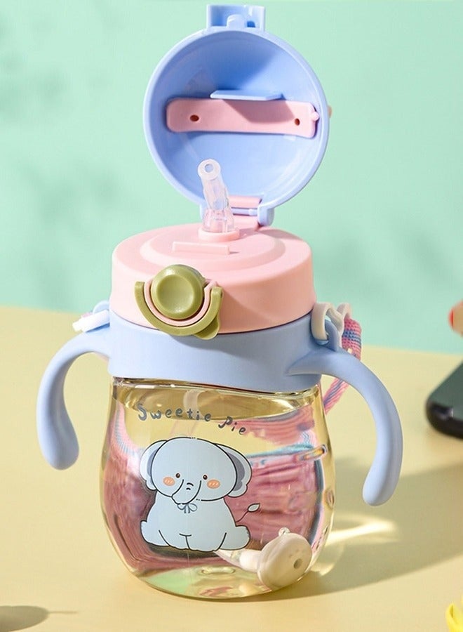 Baby Sippy Cup Boys and Girls Toddler Straw Cups Kids Wate0r Bottle Spill Proof for School Outdoor Or Indoor BPA Free Easy To Hold - Image 5