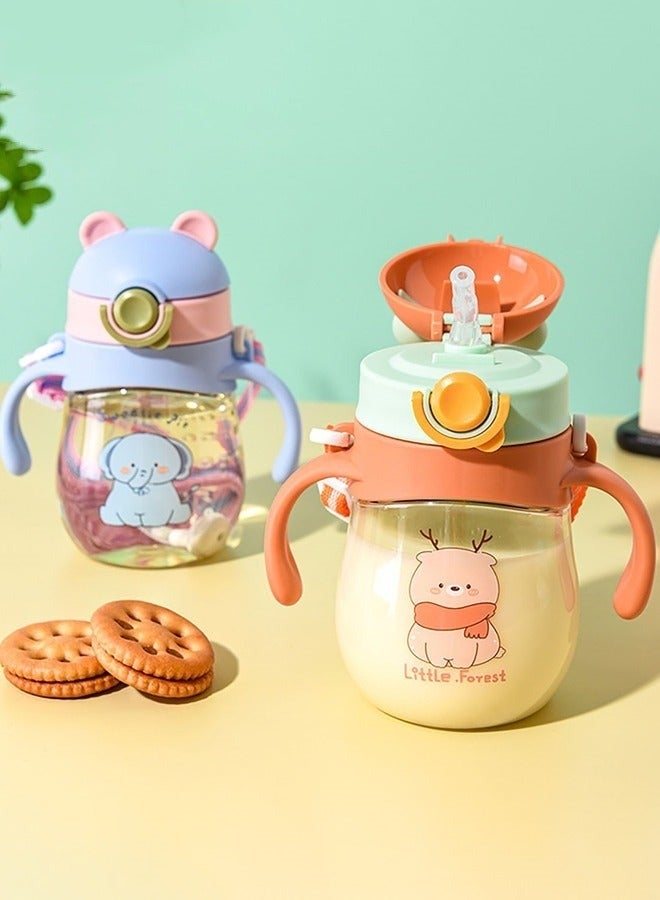 Baby Sippy Cup Boys and Girls Toddler Straw Cups Kids Wate0r Bottle Spill Proof for School Outdoor Or Indoor BPA Free Easy To Hold - Image 2