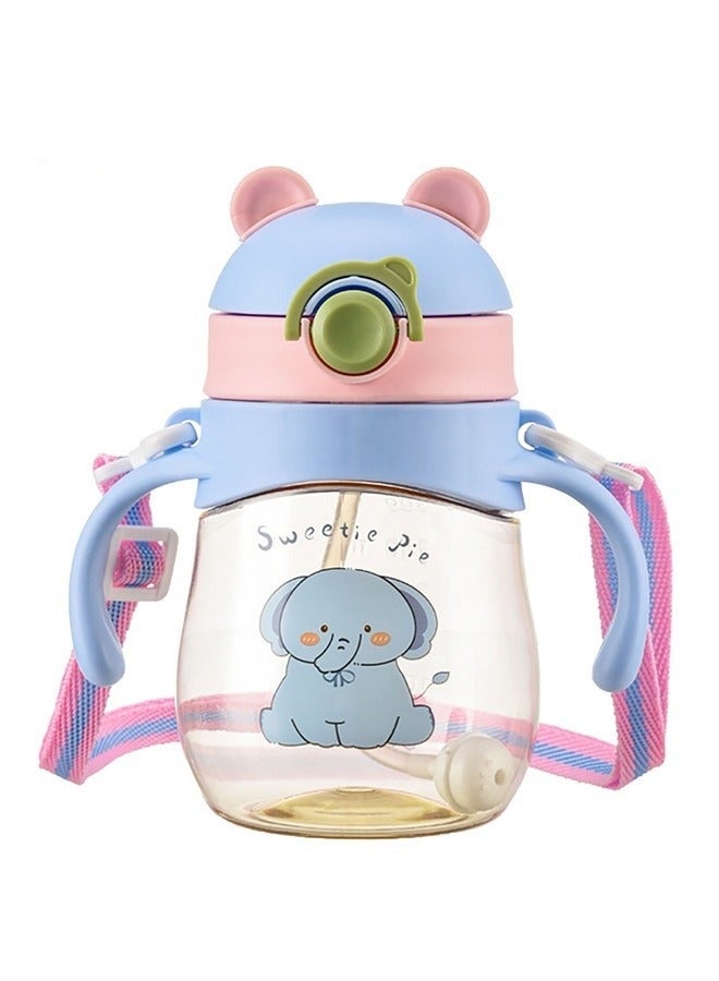 Baby Sippy Cup Boys and Girls Toddler Straw Cups Kids Wate0r Bottle Spill Proof for School Outdoor Or Indoor BPA Free Easy To Hold - Image 1