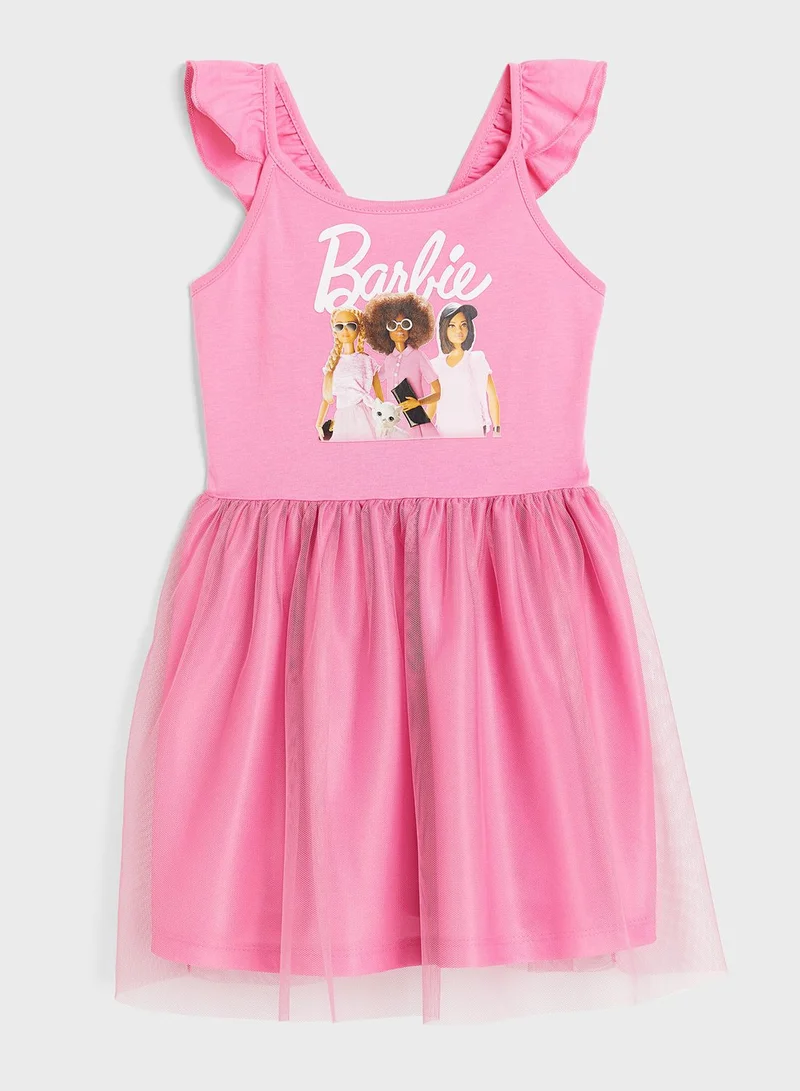 H&M Kids Barbie Tulle Midi Dress