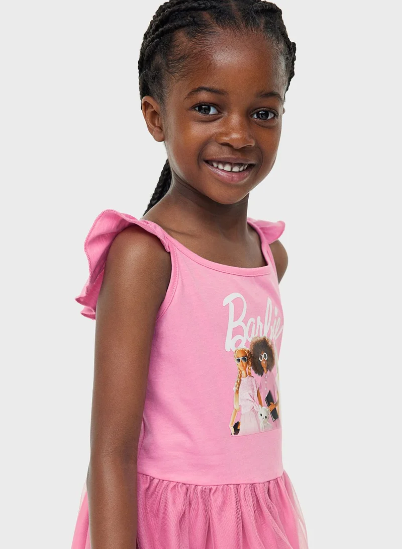H&M Kids Barbie Tulle Midi Dress
