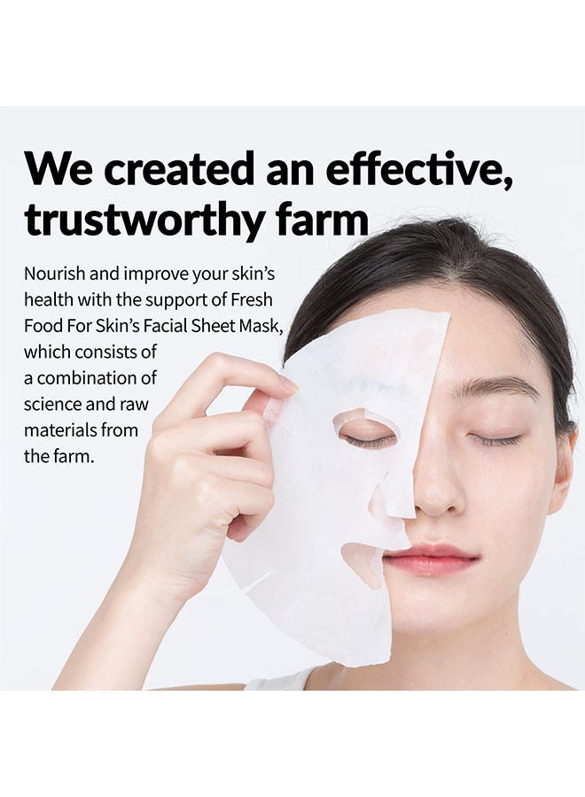 SADOER 5PCS Facial Sheet Mask Organic Face Mask Essence Moisturizing Collection Hydrating Moisturizing Brightening and Soothing (Hyaluronic acid) - Image 4
