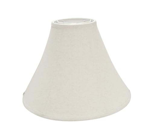 Aspen Creative 38003 Transitional Bell Shape Spider Construction Lamp Shade in Cream & Set of 1, 16" wide (6" x 16" x 12"), Collapsible - Image 1