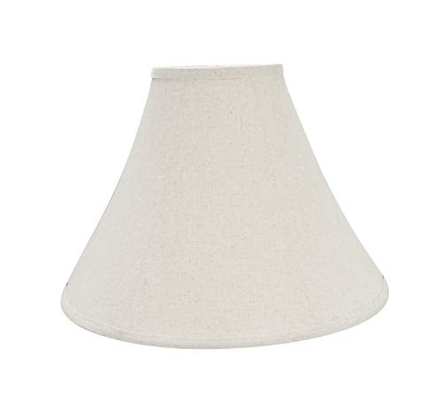 Aspen Creative 38003 Transitional Bell Shape Spider Construction Lamp Shade in Cream & Set of 1, 16" wide (6" x 16" x 12"), Collapsible - Image 4