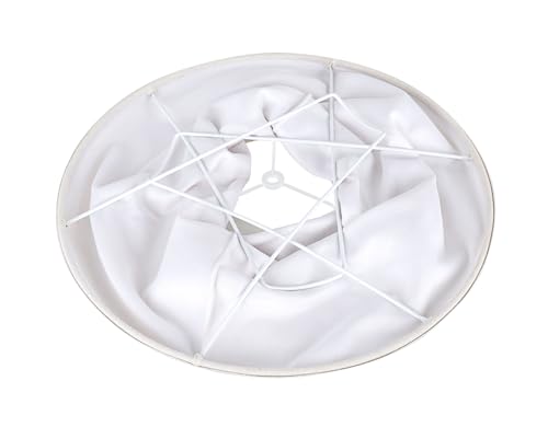Aspen Creative 38003 Transitional Bell Shape Spider Construction Lamp Shade in Cream & Set of 1, 16" wide (6" x 16" x 12"), Collapsible - Image 5