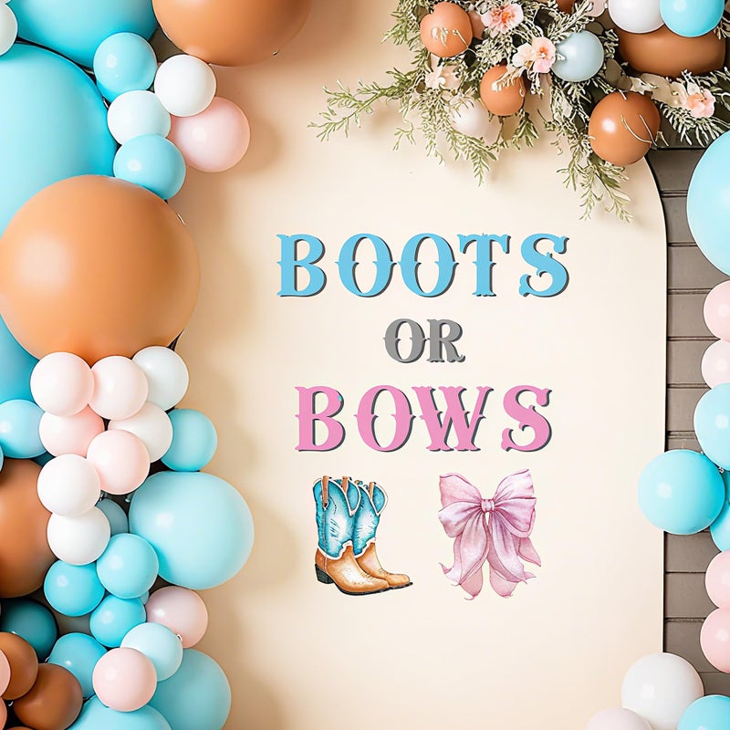 Dvehdbay Whats The Scoop Gender Reveal Decorations - Boy or Girl Gender Reveal Decorations, Whats The Scoop Sign Decal for Balloons Arch Backdrop, Pink and Blue Ice Cream Baby Shower for Girl (Not Balloons) - Image 5