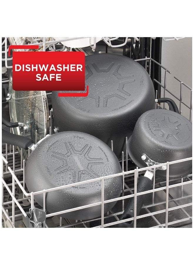 T-fal تيفال ألتيميت هارد أنودايزد غير لاصق مقلاة 10.25 بوصة آمنة للفرن والشواية 500 فهرنهايت أدوات الطهي، أواني ومقالي، آمنة في غسالة الصحون رمادي - Image 4