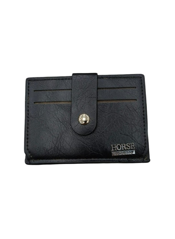 Horse Horse Imperia Slim Cardholder – Sleek & Stylish Black Color  - Image 1