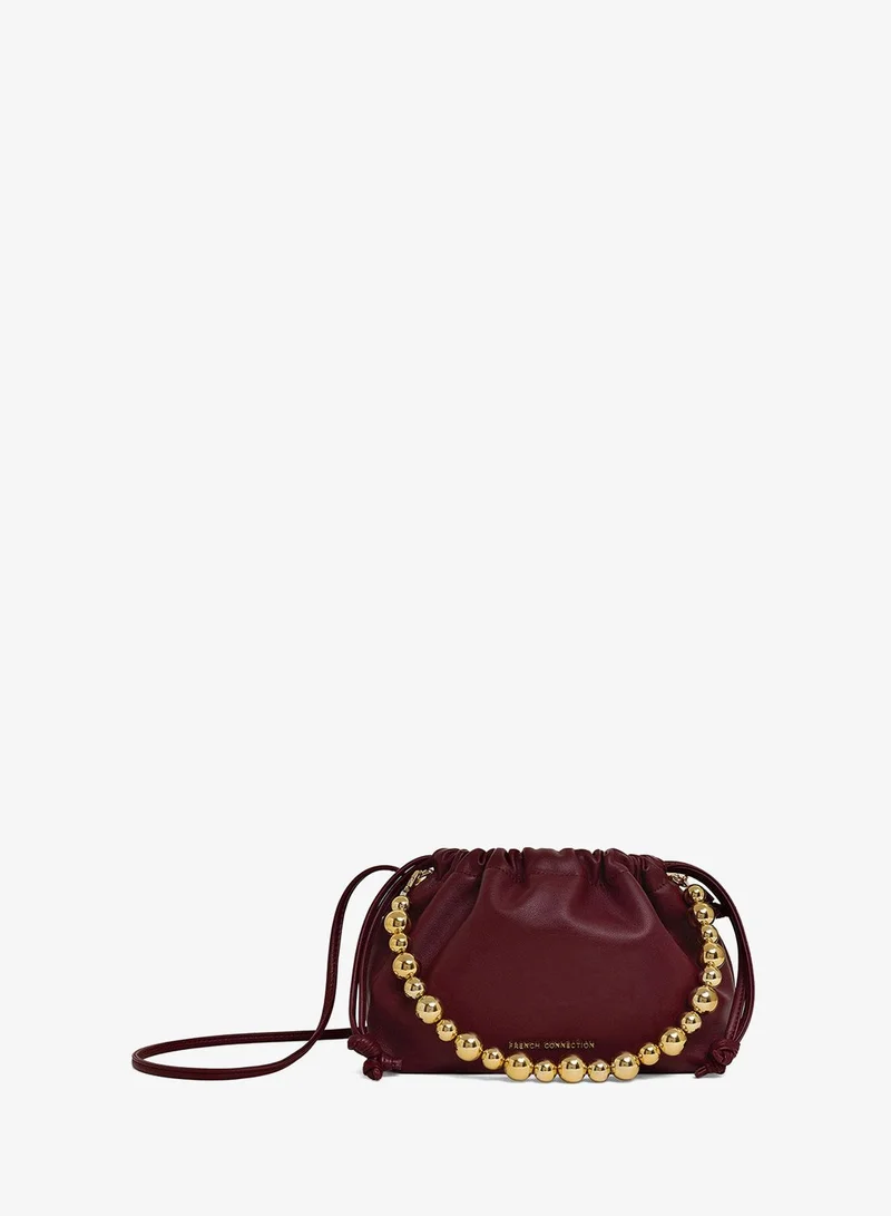 French Connection Burgundy Women Burgundy Covent Shoulder Bag for Women | Best Price UAE